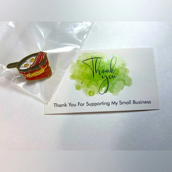 Studio Ghibli - Howl’s Moving Castle - Calcifer’s Breakfast Pin 🍳🥓 - Picture 5 of 5